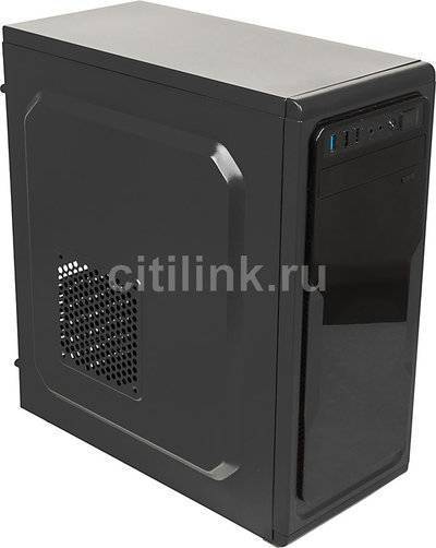Accord Корпус ATX ACCORD SKY-01, Midi-Tower, без БП, черный ACC SKY-01B 