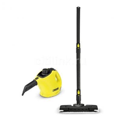 Karcher Парогенератор KARCHER SC 1 + Floorkit EU-II, желтый/черный [15162710] 
