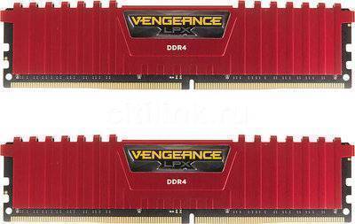 Corsair Модуль памяти CORSAIR Vengeance LPX DDR4 - 2x 8Гб 2133, DIMM, Ret CMK16GX4M2A2133C13R 