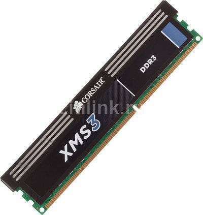 Corsair Модуль памяти CORSAIR XMS3 DDR3 - 8Гб 1600, DIMM, Ret CMX8GX3M1A1600C11 