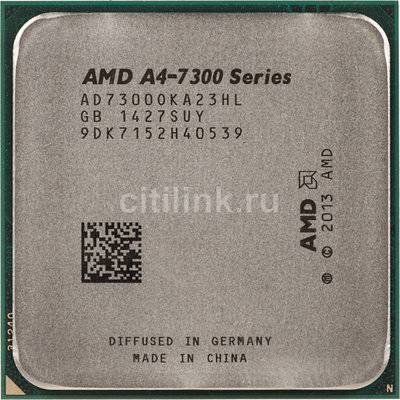 Amd Процессор AMD A4 7300, SocketFM2 OEM [ad7300oka23hl] 