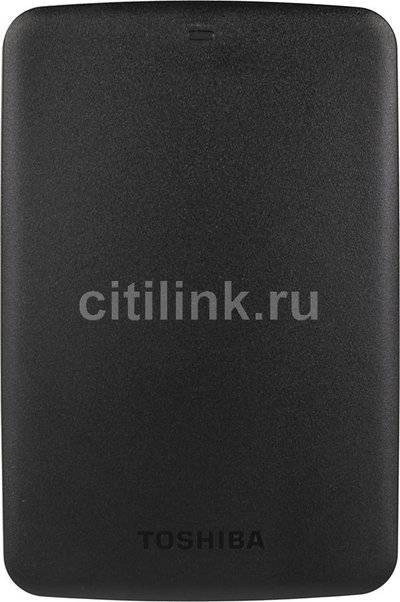 Toshiba Внешний жесткий диск TOSHIBA Canvio Basics , 1Тб, черный HDTB310EK3AA 