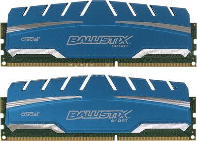 Crucial Модуль памяти CRUCIAL Ballistix Sport DDR3 - 2x 4Гб 1866, DIMM, Ret BLS2C4G3D18ADS3CEU 