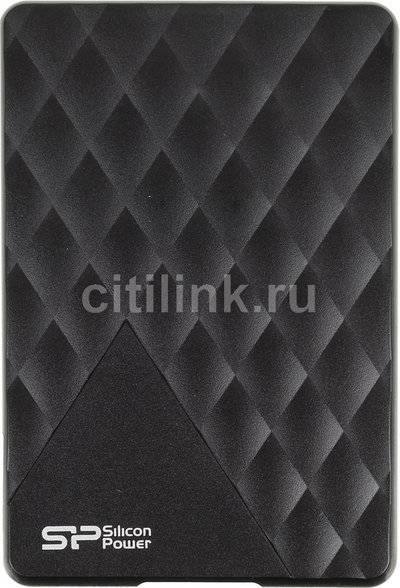 Silicon Power Внешний жесткий диск SILICON POWER Diamond D06, 2Тб, черный [sp020tbphdd06s3k] 
