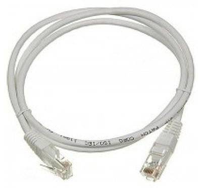 LANMASTER Кабель Патч-корд LANMASTER UTP, вилка RJ-45, вилка RJ-45, кат.5е, ПВХ, 1м, серый [twt-45-45-1.0-gy] 
