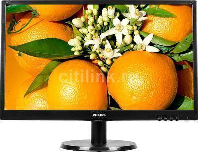 Philips Монитор ЖК PHILIPS 243V5QSBA (00/01) 23.6", черный 