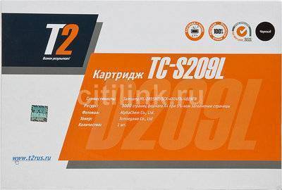 T2 Картридж T2 MLT-D209L , черный TC-S209L 