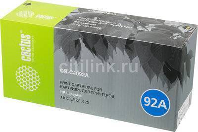 CACTUS Картридж CACTUS черный CS-C4092A 