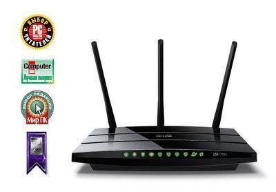 TP-LINK Беспроводной маршрутизатор TP-LINK Archer C7, черный [ac1750] 