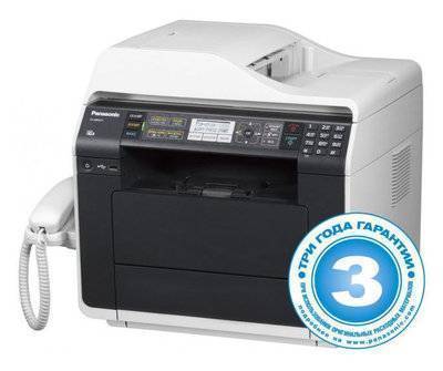Panasonic МФУ PANASONIC , A4, лазерный, белый KX-MB2571RU 