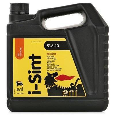 Eni Моторное масло Eni i-Sint 5W-40 SM/CF, A3/B4, 4л, синтетическое, 102392 