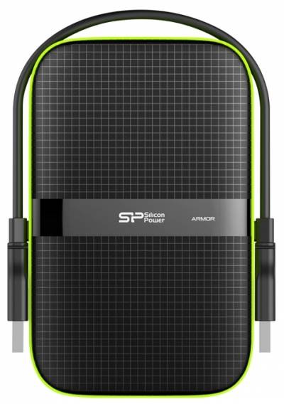 Silicon Power Жесткие диски и SSD Silicon Power Armor A60 2Tb USB 3.0 (черный) SP020TBPHDA60S3K