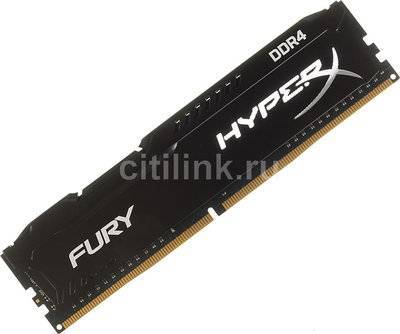 Kingston Модуль памяти KINGSTON HyperX FURY DDR4 - 8Гб 2133, DIMM, Ret HX421C14FB2/8 