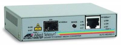 Allied Telesis Медиаконвертер Allied Telesis 1000T to SFP AT-MC1008/SP-60 