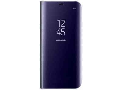 Samsung Чехол (флип-кейс) SAMSUNG Clear View Standing Cover, для Samsung Galaxy S8+, фиолетовый [ef-zg955cvegru] 