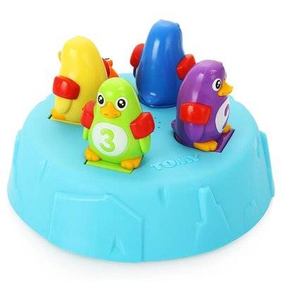 TOMY Игрушка для ванны TOMY Островок Пингвинов-Прыгунов ТО72215 