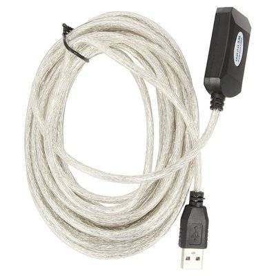 Vcom Кабель удлинитель VCOM USB2.0-AMAF 5.0 метров, с усилителем [VUS7049] VUS7049-5
