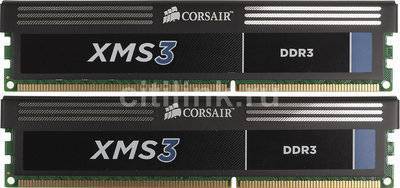 Corsair Модуль памяти CORSAIR XMS3 DDR3 - 2x 8Гб 1600, DIMM, Ret CMX16GX3M2A1600C11 