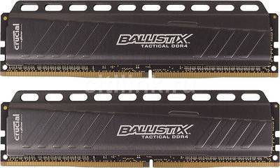 Crucial Модуль памяти CRUCIAL Ballistix Tactical DDR4 - 2x 4Гб 2666, DIMM, Ret BLT2C4G4D26AFTA 