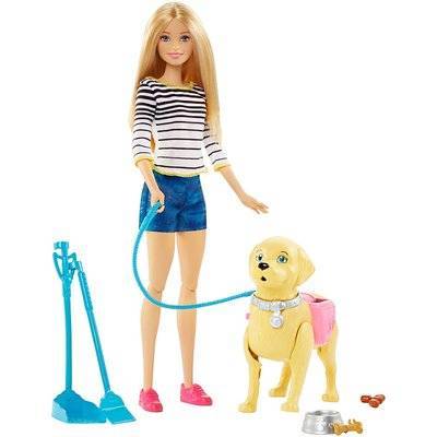 Barbie Игровой набор Barbie Прогулка с питомцем (DWJ68) DWJ68