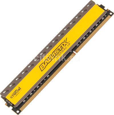 Crucial Модуль памяти CRUCIAL Ballistix Tactical DDR3L - 8Гб 1600, DIMM, Ret, низкопрофильная BLT8G3D1608ET3LX0CEU 