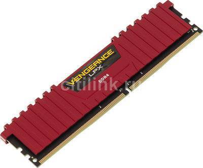 Corsair Модуль памяти CORSAIR Vengeance LPX DDR4 - 8Гб 2400, DIMM, Ret CMK8GX4M1A2400C14R 
