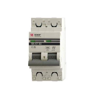 Ekf Выключатель Ekf Mcb4763-2-40c-pro 303899