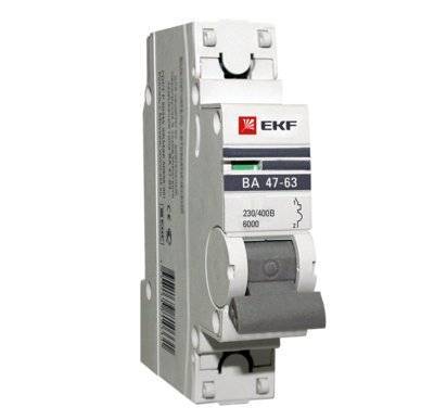 Ekf Выключатель Ekf Mcb4763-6-1-16c-pro 310429