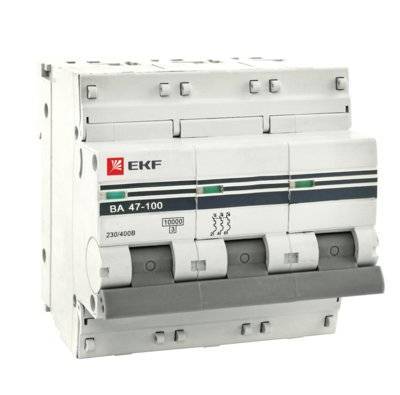 Ekf Выключатель Ekf Mcb47100-3-125c-pro 325978
