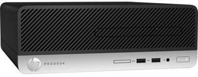 HP Компьютер HP ProDesk 400 G4, Intel Core i3 7100, DDR4 4Гб, 128Гб(SSD), Intel HD Graphics 630, DVD-RW, Windows 10 Professional, черный [1jj61ea] 