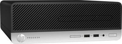 HP Компьютер HP ProDesk 400 G4, Intel Core i3 7100, DDR4 8Гб, 256Гб(SSD), Intel HD Graphics 630, DVD-RW, Windows 10 Professional, черный [1jj62ea] 