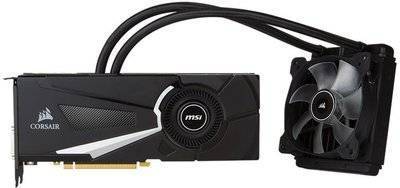 MSI Видеокарта MSI GeForce GTX 1080, , 8Гб, GDDR5X, OC, Ret GTX 1080 SEA HAWK X 