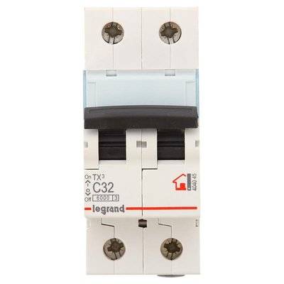 Legrand Выключатель автоматический Legrand TX3 2п C 32А 6кА FAR-108B3 2п C 32А TX3 6кА 404045