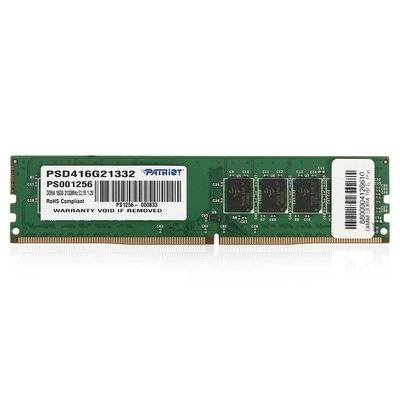 Patriot DIMM DDR4, 16ГБ, Patriot PSD416G21332 