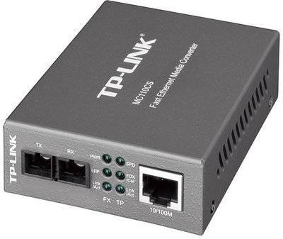 TP-LINK Медиаконвертер TP-Link 10/100Mbit RJ45 100Mbit SC MC110CS 