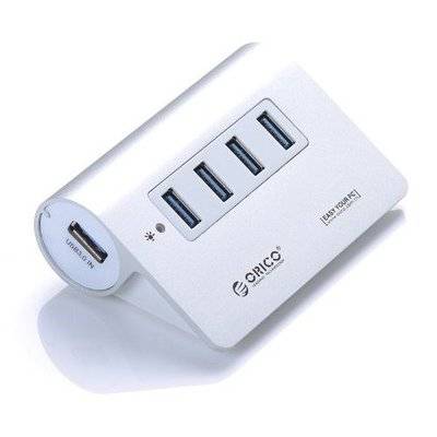 Orico Концентратор USB Orico M3H4 (серебристый) USB 3,0 x 4 M3H4 Silver M3H4-SV
