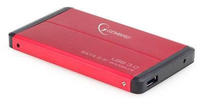 Gembird Корпус для HDD SSD Gembird EE2-U3S-2 Red USB 3.0 EE2-U3S-2-R