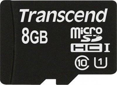 Transcend Карта памяти Transcend MicroSDHC 8Gb Class 10 TS8GUSDC10