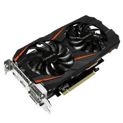 Gigabyte Видеокарта GIGABYTE GeForce GTX 1060, , 6Гб, GDDR5, OC, Bulk GV-N1060WF2OC-6GD-MI 