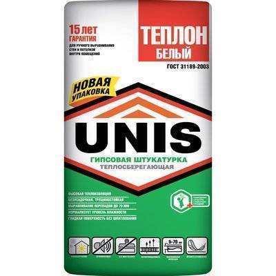 Юнис Штукатурка Unis Теплон 30 кг Юнис 