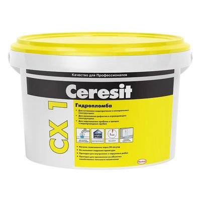 Ceresit Гидропломба Ceresit CX 1/2 2кг 