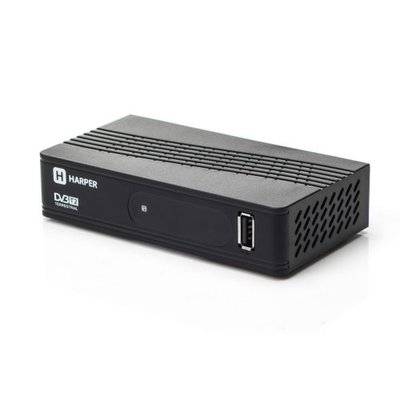 Harper Ресивер DVB-T2 HARPER , черный HDT2-1202 
