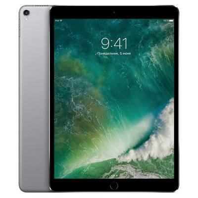Apple Планшет APPLE iPad Pro 2017 10.5" 256Gb Wi-Fi + Cellular , 4GB, 256Гб, 3G, 4G, iOS темно-серый MPHG2RU/A 