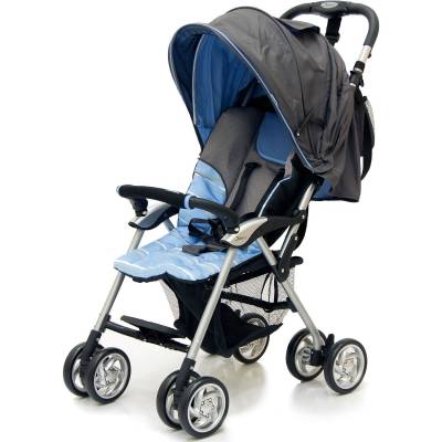 Jetem Прогулочная коляска Jetem Elegant Dark Grey/Blue полоска 