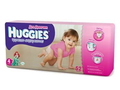 Huggies Трусики-подгузники Huggies Mega 4 для девочек 9401422