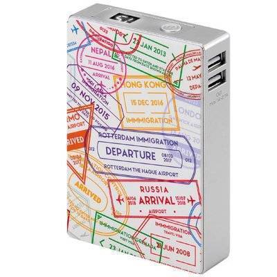 InterStep Внешний аккумулятор InterStep Travel 2USB/2A+1A Display 12000 mAh White 
