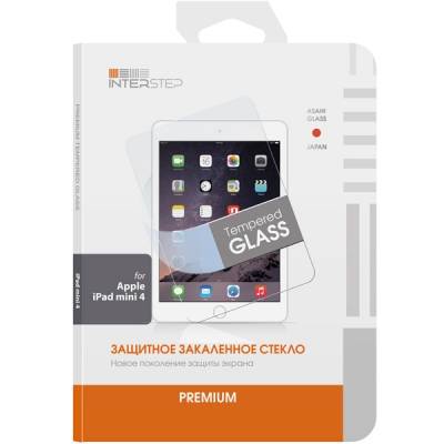 InterStep Защитное стекло для iPad InterStep IS-TG-IPADMINI4-000B201 