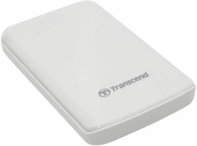 Transcend Внешний жесткий диск Transcend USB 3.0 1Tb StoreJet 25D3 2.5" (белый) TS1TSJ25D3W