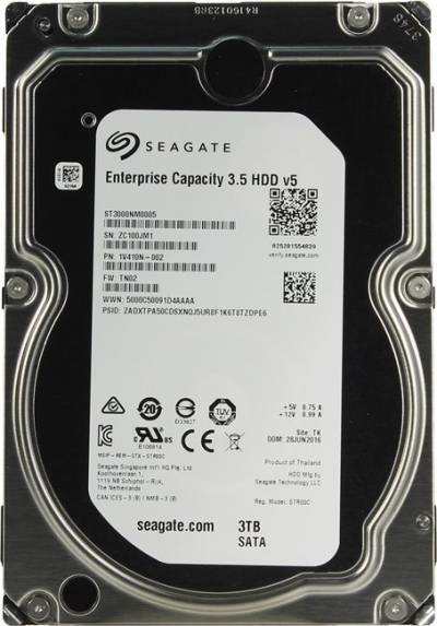 Seagate Жесткий диск Seagate 3Tb Enterprise Capacity 3.5" SATA-III ST3000NM0005