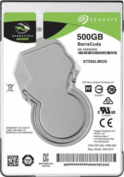 Seagate Жесткий диск Seagate 500Gb Barracuda 2.5" SATA-III ST500LM030